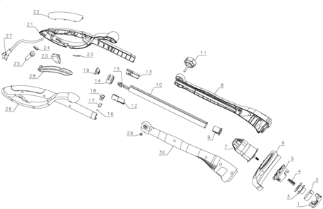 Page A Diagram and Parts List for GL300-B3 1 Black and Decker Trimmer